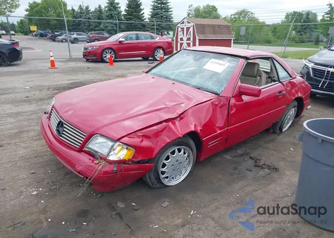 1997 Mercedes-Benz Sl 500 from USA, damaged, VIN WDBFA67FXVF144825